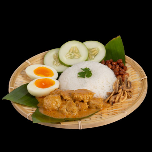 马来西亚婆罗洲咖喱椰浆饭，方便方便即食品